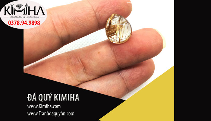 Mặt đá thạch anh tóc vàng cao cấp
